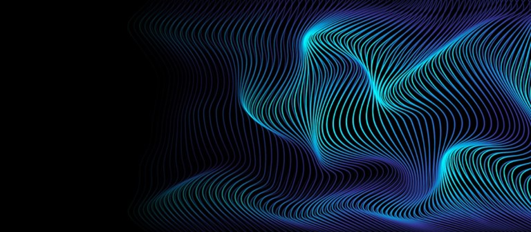 un fond bleu et noir avec des lignes